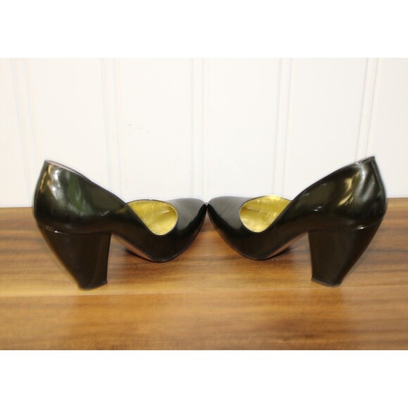 Rare Vintage Walter Steiger‎ Green Patent Leather Pointed Toe Pump Size 6.5 B - Picture 6 of 11